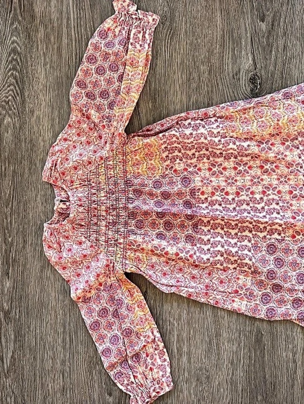 Zara Floral Mini Dress in Pink & Gray, size 3-4